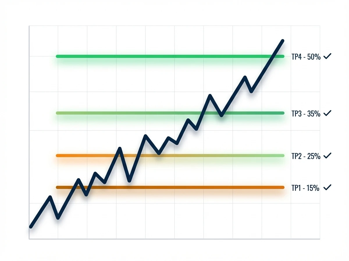 Screenshot showing profit target setup